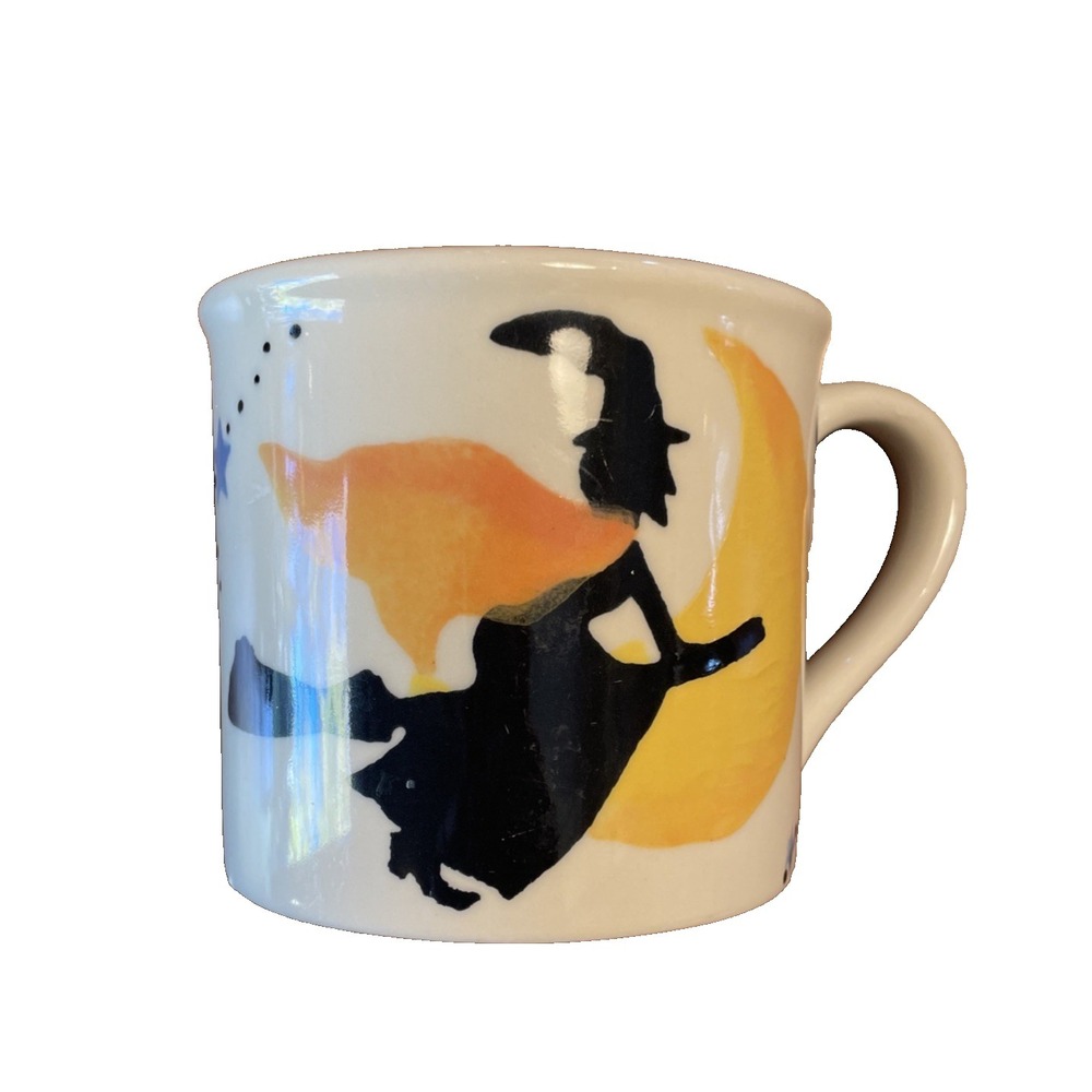 Hartstone Barista Starbucks Halloween Flying Witch‎ Mug Cup 14oz Exclusively USA